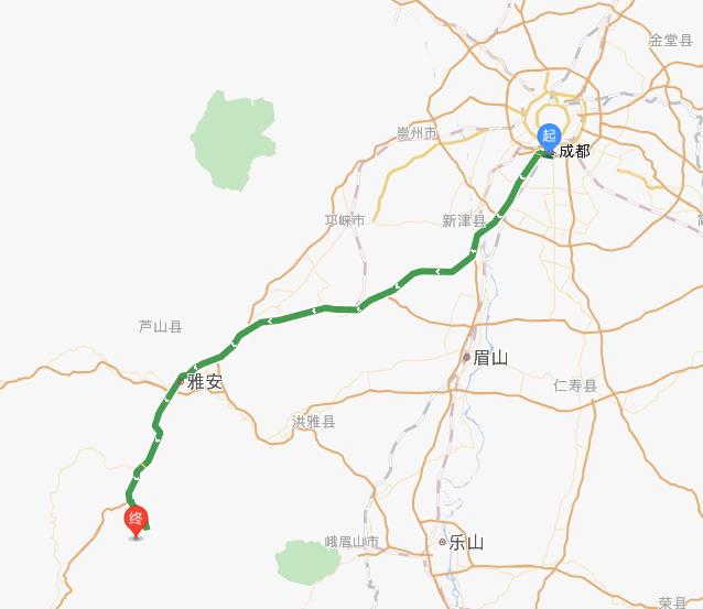 成都去龙苍沟怎么坐车、雅安到龙苍沟怎么坐车、有多少公里